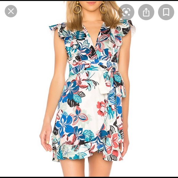 NWT Alexis X Revolve Adena wrap dress - Picture 3 of 8